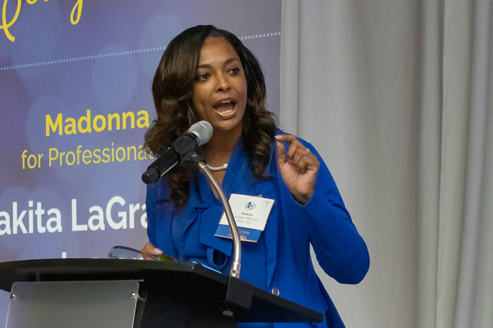 MMU Students Posing for Picture Outside