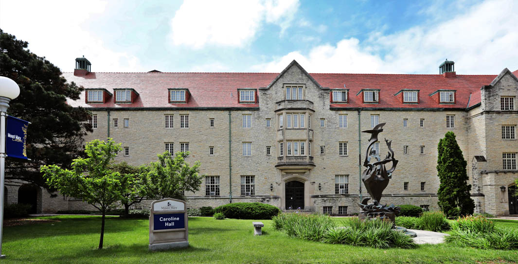 Mount Mary Students Walking Outside
