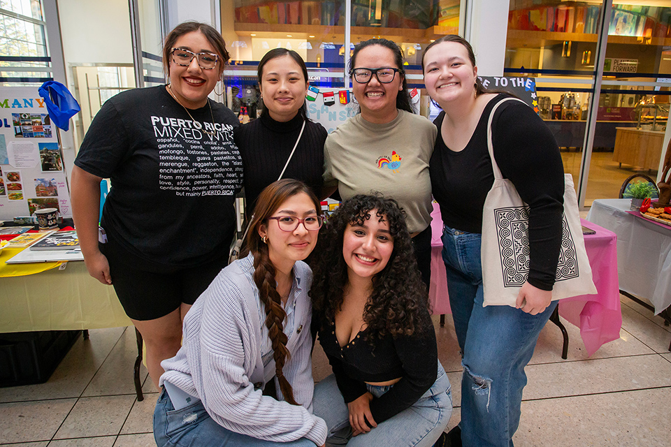 international students at unity fest