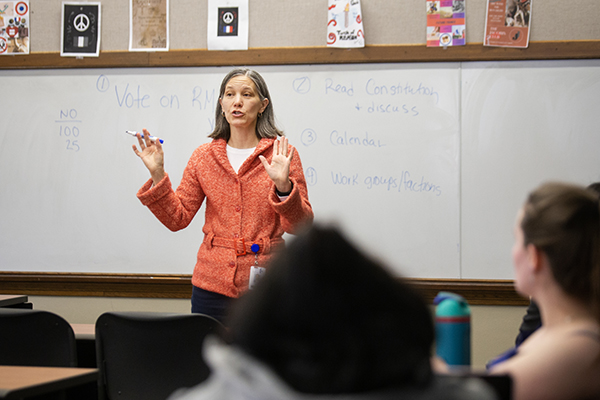 MMU Students Posing for Picture Outside