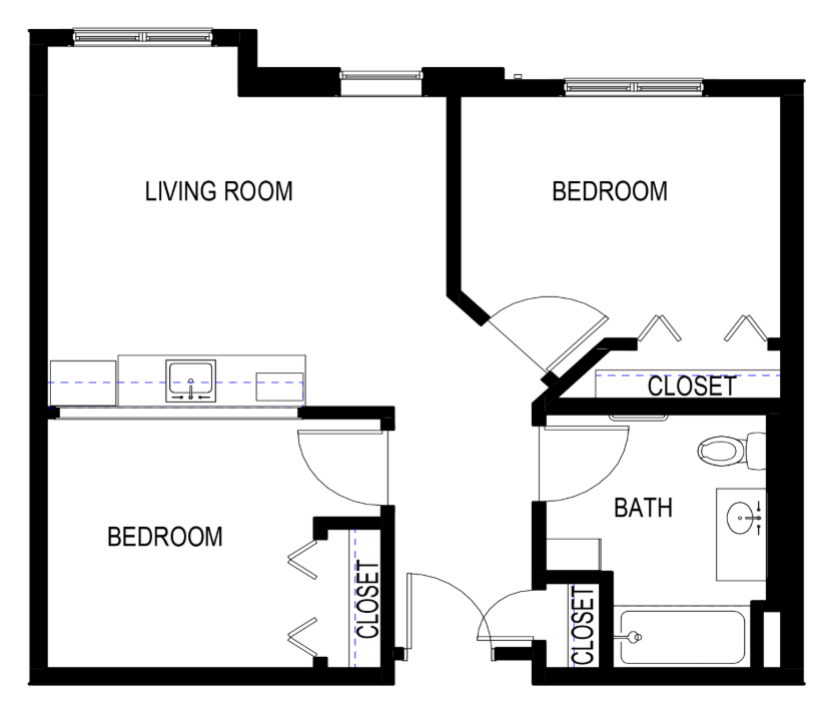 Trinity Woods Room Layout
